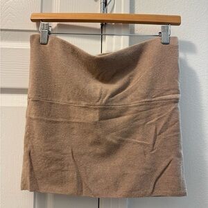 Ghanda Brown Tan Tube Top Tank Top